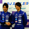 ホンダの育成ドライバーとなった上村優太選手（左）、石坂瑞基選手