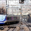 特急列車体験乗車に使われる『スーパーはくと』用HOT7000系。
