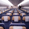 今回飛来したデモ機のエコノミークラスは、比較のために2社のシートを装備。こちらはゾディアック製。もうひとつはレカロ製となる。