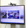 テレビ会議の画面は流しっぱなし。誰が席に付いているかを確認するために使っているということだ