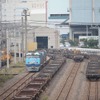 専用列車は東京貨物ターミナル～百済貨物ターミナル間で運転される。写真は東京貨物ターミナル駅構内。
