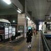 筑豊電鉄の黒崎駅前駅。法律上の扱いは同駅から熊西駅まで西鉄が線路施設を保有し、筑豊電鉄が線路を借りて電車を運行しているが、来年3月1日からは線路施設も筑豊電鉄に承継される。