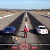 ランボルギーニ アヴェンタドールLP700-4とポルシェ911ターボの加速競争の映像を配信した『DragtimesInfo』