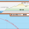 屋久島の標高図