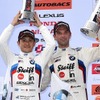 2014年の第7戦タイで表彰台に上がった荒とミューラー。