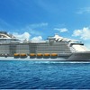 ロイヤル・カリビアン・インターナショナルが建造する世界最大のクルーズ船「ハーモニー・オブ・ザ・シーズ」（完成予想図）
