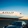 デルタ航空 ポルシェ送迎サービス