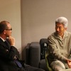 FOMM代表取締役の鶴巻日出夫氏（左）とUIEvolution取締役会長の中島聡氏