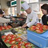 料理はすべて会場で作られる。