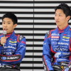 SUPER GTでコンビを組む井口卓人（左）、山内英輝（右）