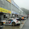 雨絡みのレースウイークエンドとなりそうな気配の岡山国際サーキット。