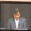厳しい質問や意見が相次いだ三菱自動車の株主総会