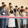水谷豊、田中麗奈、吹石一恵、安達祐実、尾上寛之、中村倫也、山中崇史、野口かおる、石丸幹二、橋本一監督／『王妃の館』初日舞台挨拶