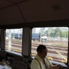 東北貨物線を北上して田端操に進入。進行方向左側には田端運転所の機関車が見えた。