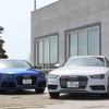 アウディ RS7スポーツバック（左）、S7スポーツバック（右）