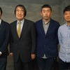 左から企画・総監督：小川洋一氏、白組　代表取締役社長　島村達雄、監　督：河村友宏、監　督：小森啓裕