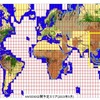 PRISM全世界標高データ（30mメッシュ版）当初公開範囲（黄色四角）