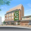 7月7日にオープンするJR甲子園口駅ビル「ビエラ甲子園口」のイメージ。外観デザインは「阪神間モダニズム」を取り入れたという。