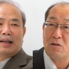 自動車評論家の松下宏氏（左）とトヨタ田中義和主査（右）