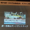 日産 累計生産1500万台達成記念 オフライン式
