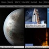 NASAのウェブサイトトップページ（キャプチャ）