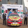 フォルクスワーゲンのインドからメキシコへの累計輸出10万台目となった新型ヴェント