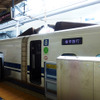 東京駅では、「こだま639号」が出発する直前に団臨“修学旅行列車”が発車した