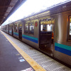 熱海駅から伊東線・伊豆急線の直通電車（伊豆急8000系、もと東急8000系）に乗った