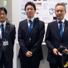 取材に応じて頂いたクラリオンのスタッフ。左からクラリオン･ヨーロッパの中井義人氏、技術開発本部武藤 慧氏、クラリオン･ヨーロッパの持山叔男氏