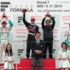 2014年　第13回JAF鈴鹿グランプリ表彰式の様子