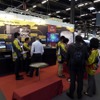 簡易型ドライブシミュレーターを中心に展開した日本無線のブース