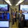 JR西日本は同社が開発している無線を使用した列車制御システムの試験走行の様子を報道陣に公開した