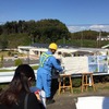 配電線の確認作業