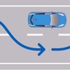 自動走行で可能になる機能「低速車両の自動追い越し」