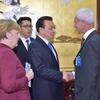 ドイツのメルケル首相の中国訪問に同行したフォルクスワーゲングループのマティアス・ミューラーCEO