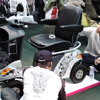 スズキのセニアカーでライブペインティング