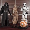 カイロ・レン、レイ、フィン、BB-8の等身大フィギュア