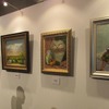 飛山一男さんお別れの会に展示された油絵作品