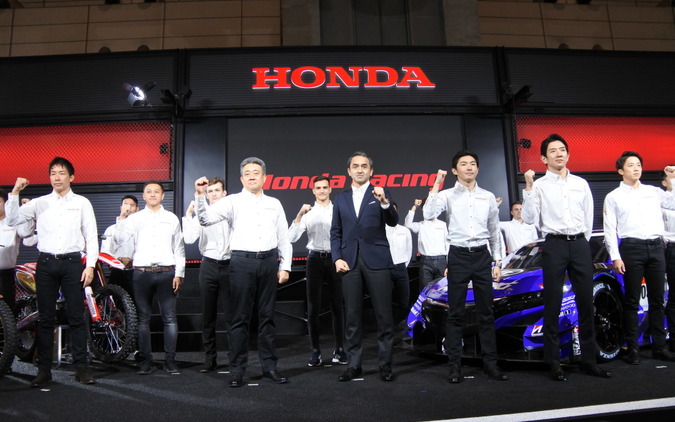ホンダ、東京オートサロン2019でモータースポーツ体制発表…山本部長「ひとつでも多くの勝利をおさめる」 画像