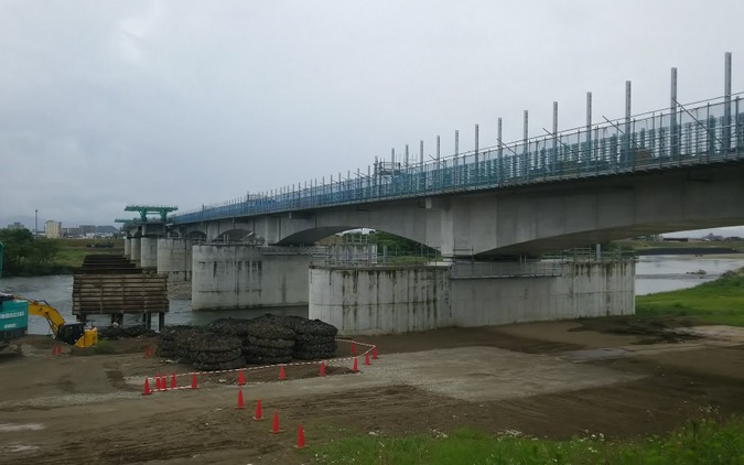 新幹線初の道路併用橋見学会…北陸新幹線九頭竜川橋梁 8月9・21・23日 画像