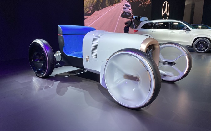 1900年のメルセデス第一号車を最新技術で再現、『ヴィジョン・シンプレックス』…ロサンゼルスモーターショー2019 画像