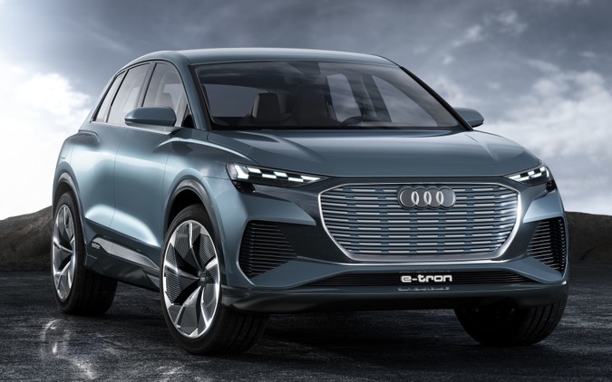 アウディの電動SUV、『Q4 e-tron』…CES 2020に出展予定 画像