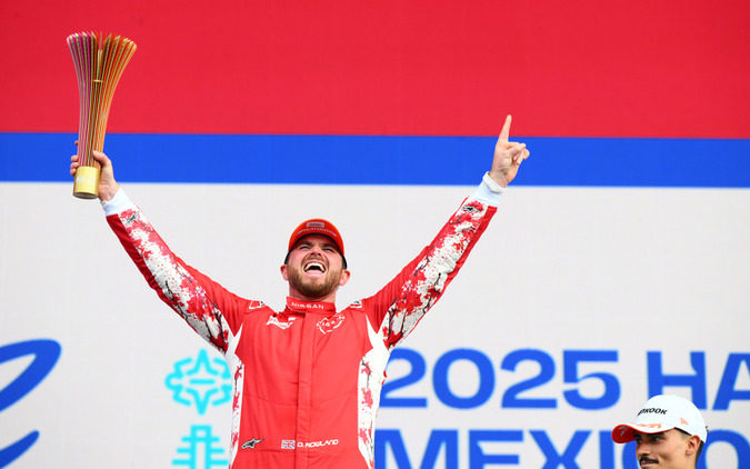 1周で3台をパス！ フォーミュラE 2024/25シーズンで日産ローランドが初勝利…メキシコEプリ 画像