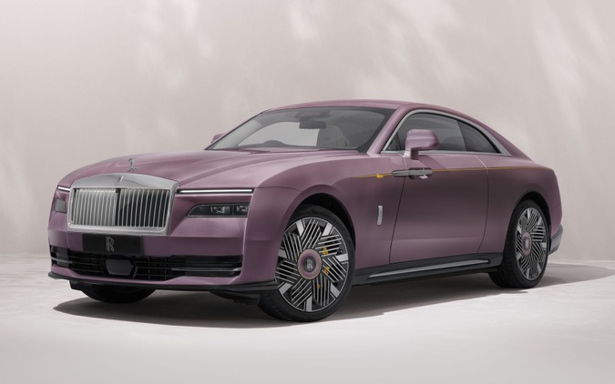 ロールスロイス初のEV『スペクター』、春をテーマに「プリマヴェーラ」発表…桜の花を表現 画像