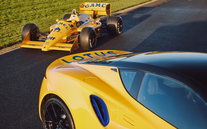 セナのF1マシンにインスパイア、12台限りのロータス『エミーラ』が公開…IAAモビリティ2025 画像