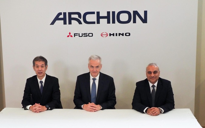 日野と三菱ふそう統合の新持株会社、社名は「ARCHION」に…2026年4月事業開始へ 画像