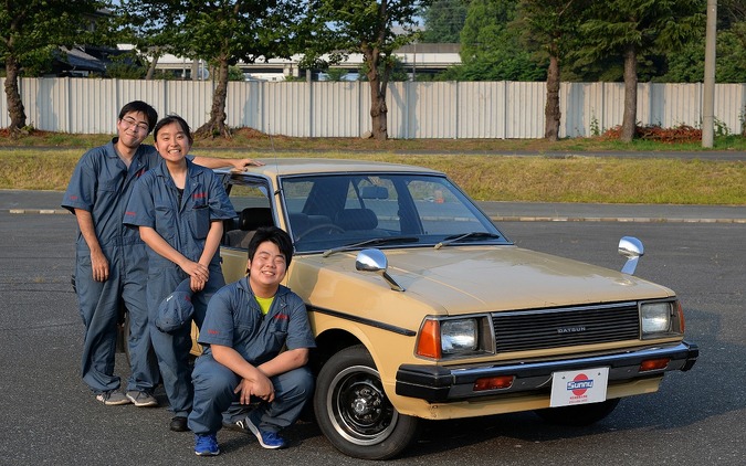 20歳の学生とZ世代の教官が45年前のサニー復活を目指して奮闘中…埼玉自動車大学校クラシックカークラブ 画像