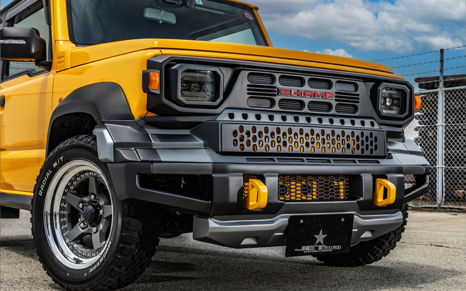 モチーフはピックアップトラック、『ジムニーシエラ/ノマド』用の新型フェイスキット「CH:AMP」が登場 画像