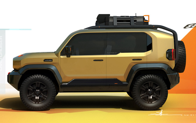 【トヨタ ランドクルーザーFJ】「ランクルらしさ」と“サイコロ”を融合した小さいランクル、デザインの肝 画像