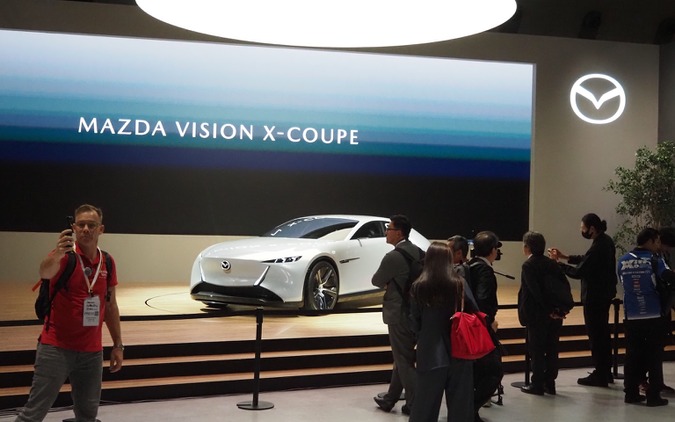 マツダ株価が急伸…業績上方修正、配当実施を好感 画像